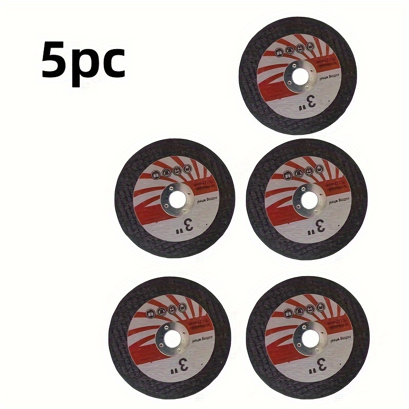 

5pcs Mini 3 Inch Saw Blade 75mm Saw Blade Tile Wood Metal Grinding Wheel Grinding Blade 10mm Inner Hole