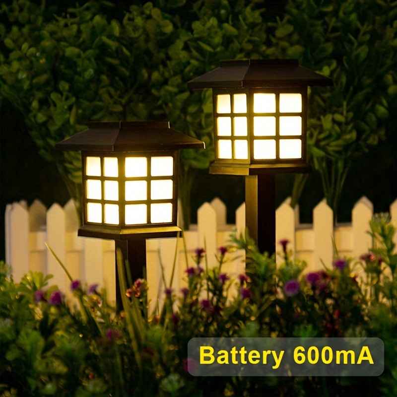 

12-pack 600ma Solar Pathway Lights Outdoor - Garden Lights For Landscape, Solar Walkway Lights Outdoor For Paths, Courtyards, Patios