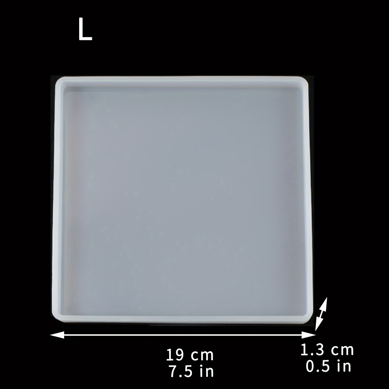 3 Kinds Of Soft Silicone Mold For Square Clay Plate Pendulum Table Are Suitable For The Production Of Coasters, Photo Frames, Bases, Etc