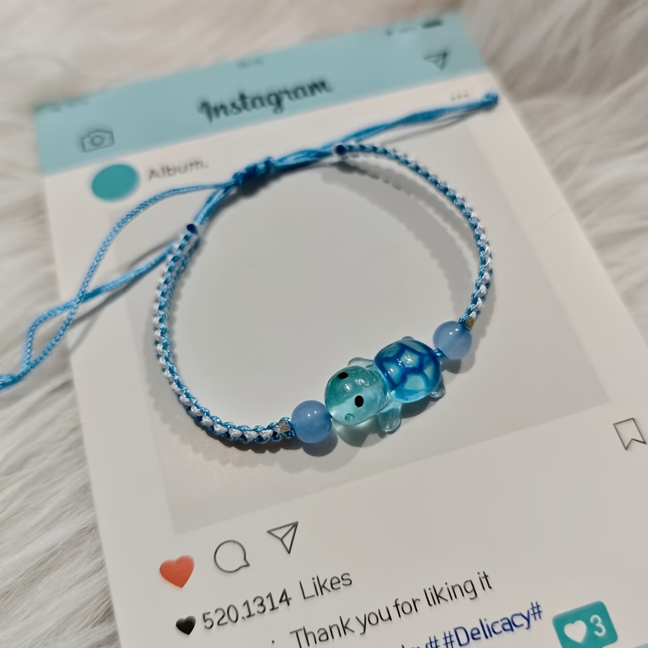 A Cute Summer Fashion Resin Turtle Bracelet Beach And Ocean Vacation Styles, Wear And Handcrafted For Women