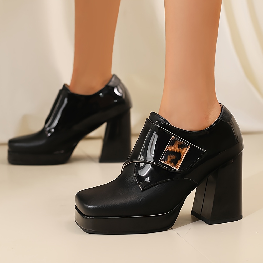 Buckle Closure Mary Jane Pumps