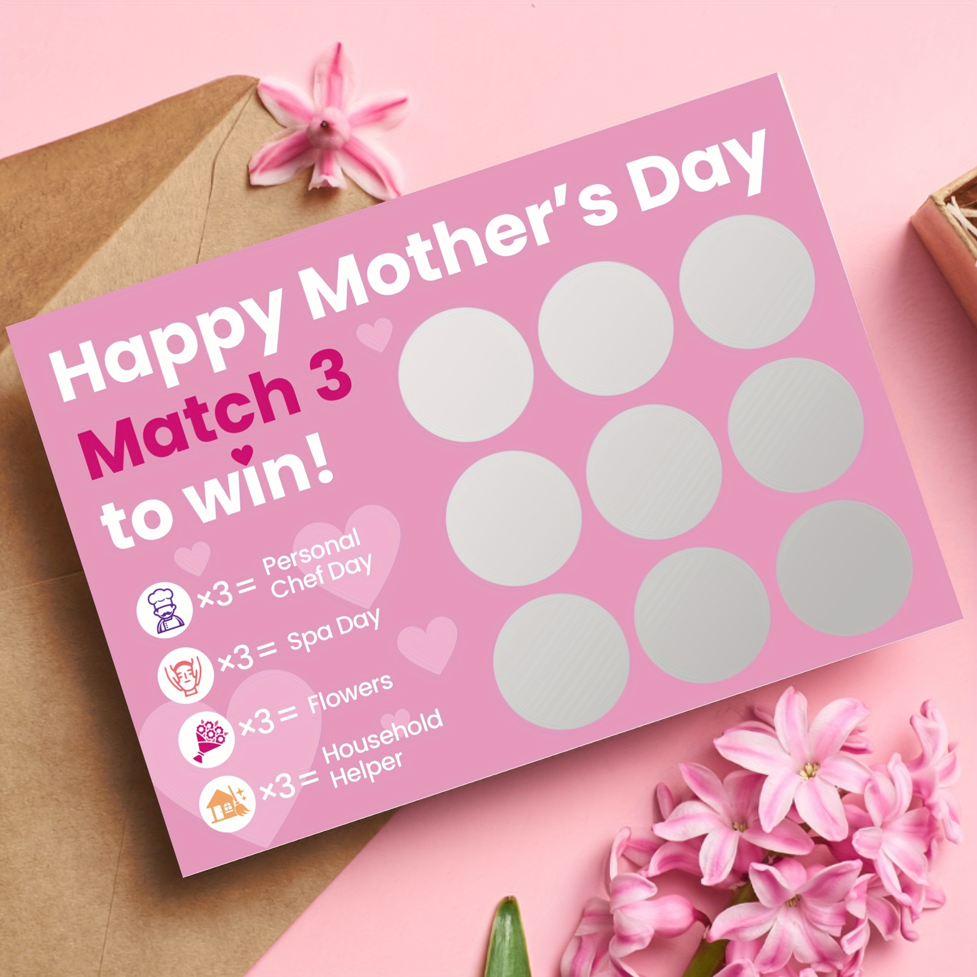 

Mother's Day Scratch Card, Mother's Day Gift Card, Scratch Card For Mum