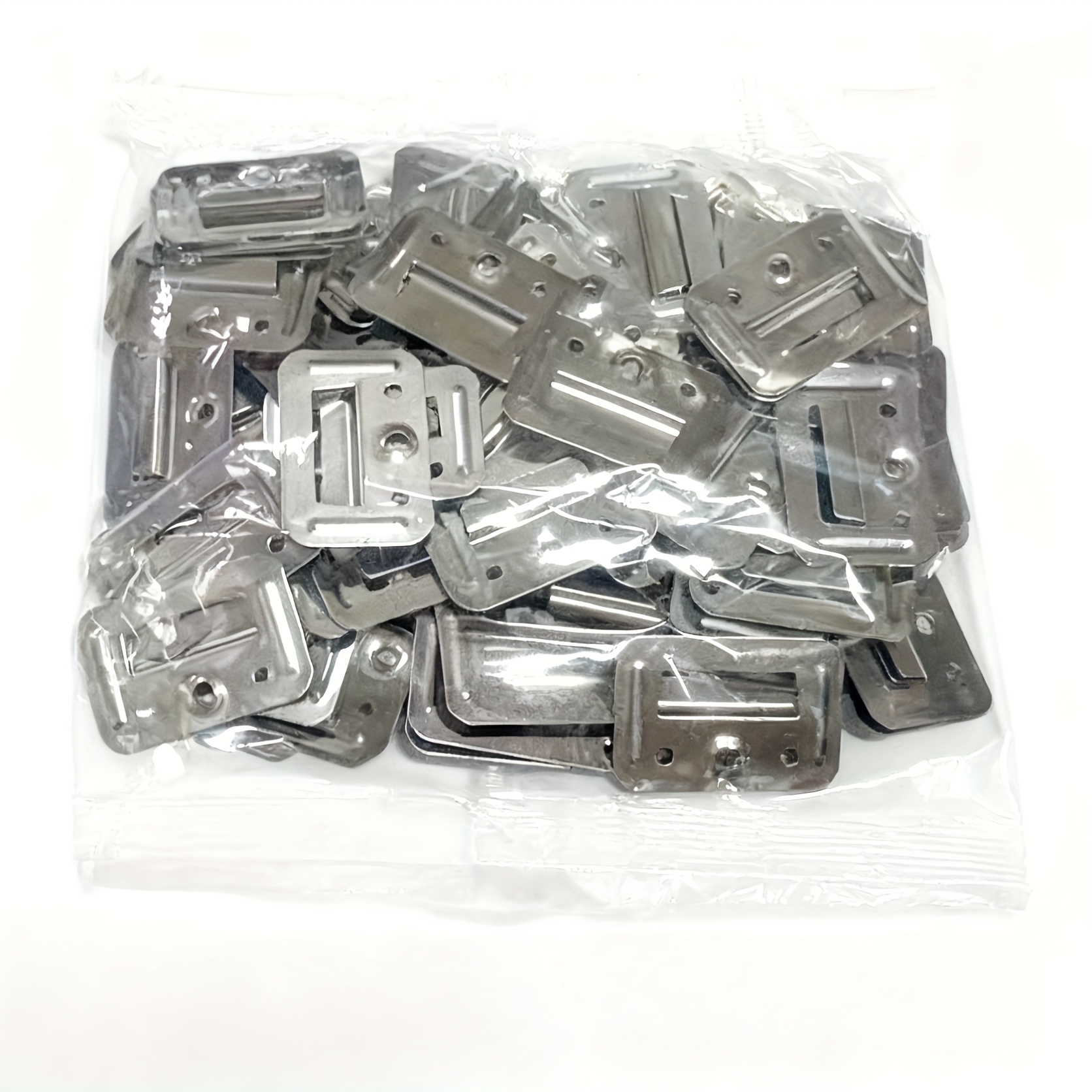 TEMU Integrated Wall Panel Fasteners Pvc Clips For Long Boards, Reinforced Stainless Steel Clips, Wall Panel Fixing Clips, Stainless Steel