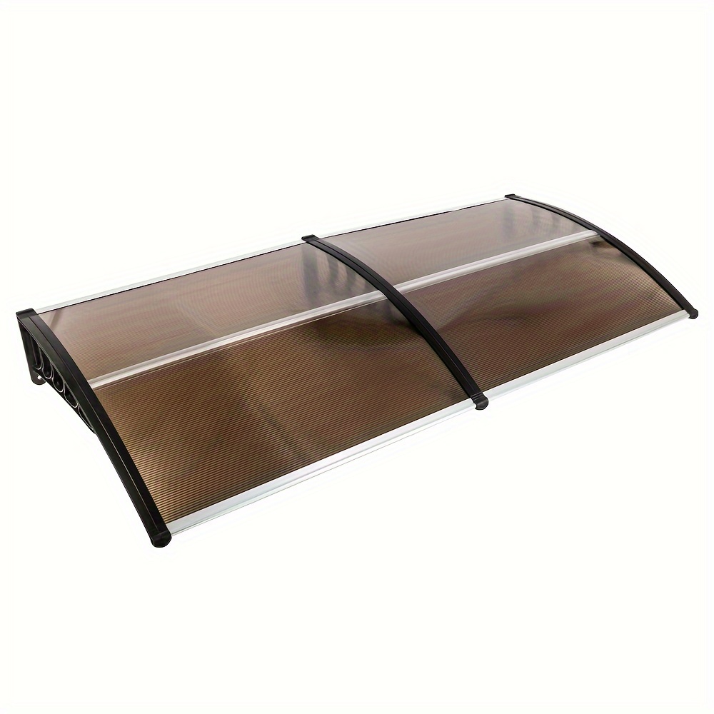 

Outdoor With Brown Panel & Black Frame - 80x38in, Aluminum Support Bars,