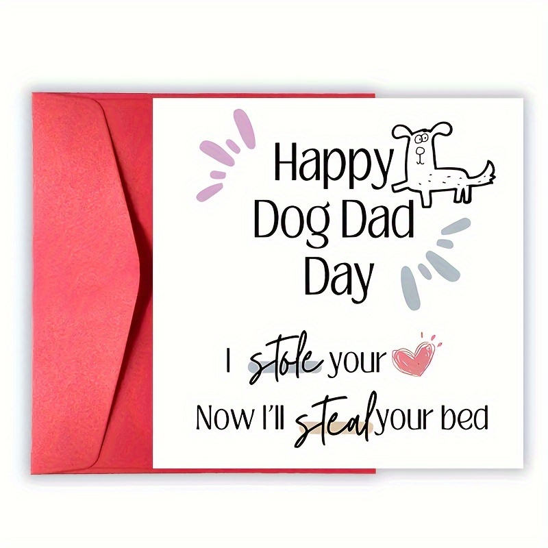 Funny Father's Day Card Dog Dads Creative Cards Perfect Gift - Temu Bahrain