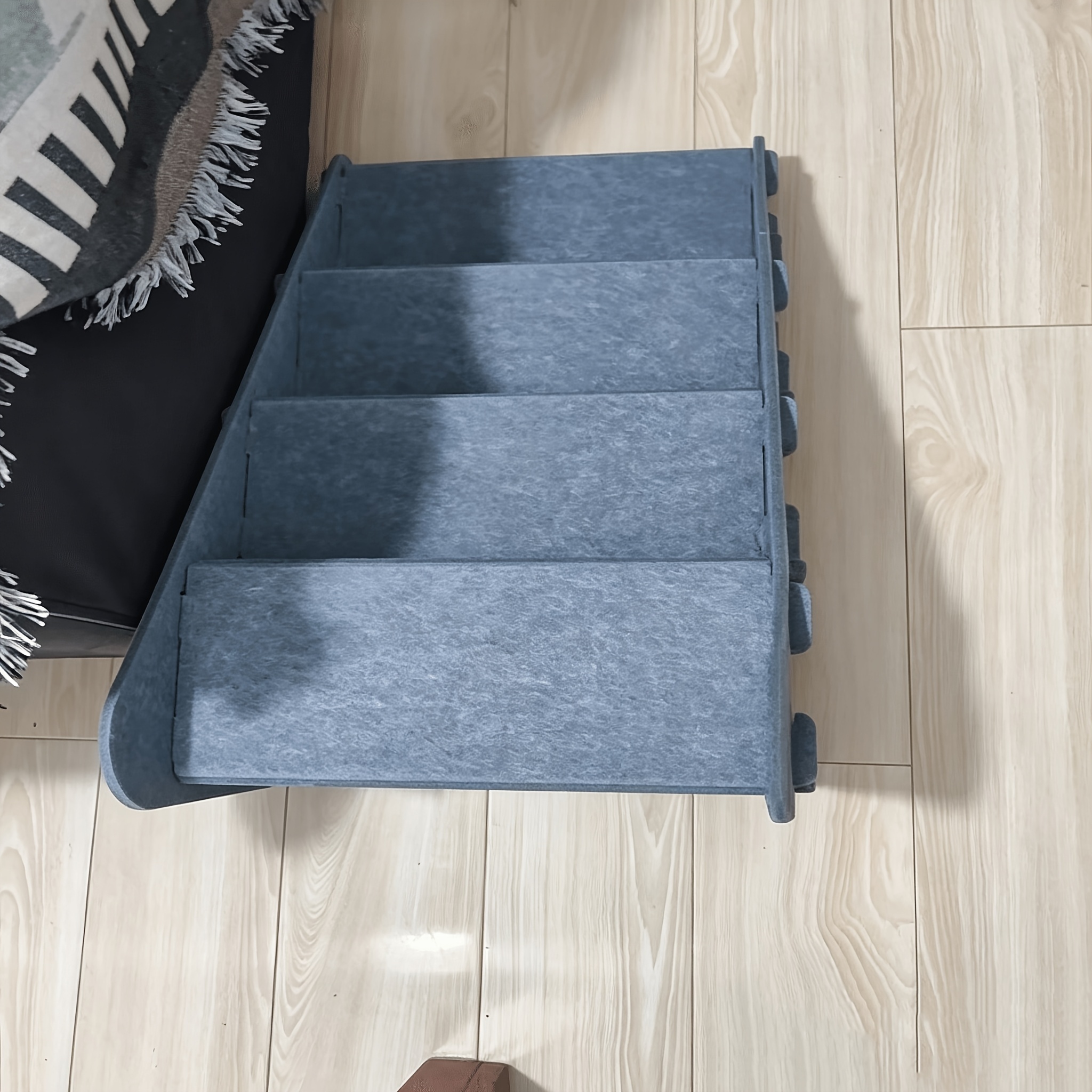 TEMU 3-in-1 Multifunctional Pet Stairs, 4-step Ladder, Detachable Dog Ramp, Usable As Cat Bed, Cat Scratching Post, Etc., 4-layer Ramp, Made Of