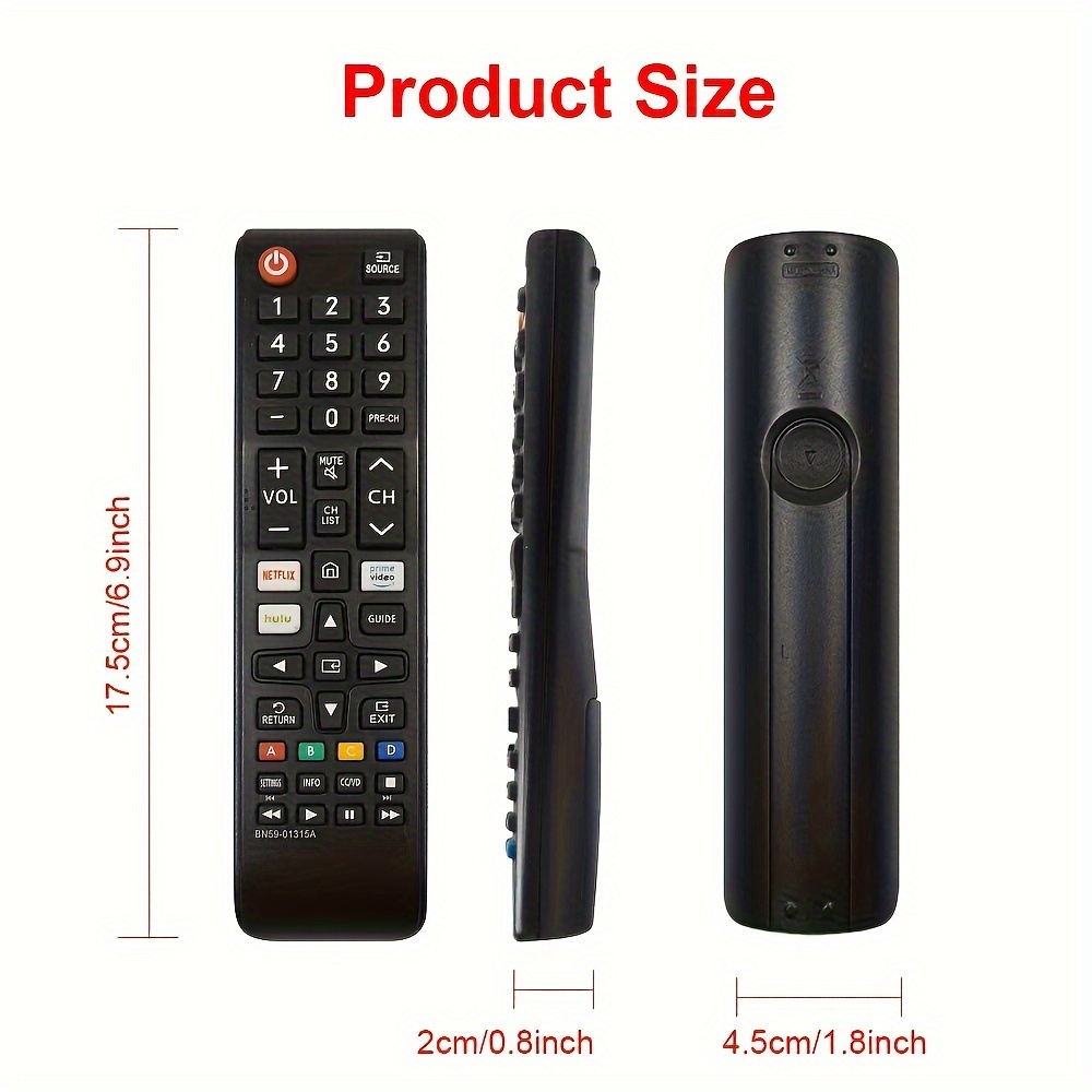 Newest Universal Remote Control for All Samsung TV Remote Compatible All  Samsung LCD LED HDTV 3D Smart TVs Models