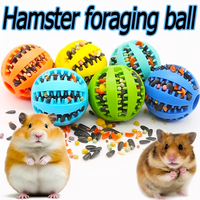 

Himiyer Interactive Hamster Treat Ball - Slow Feeder & Foraging Toy For Small Pets, Ideal For Guinea Pigs, Mice, , Sugar Gliders & Rabbits