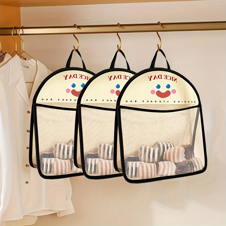 

Chic Mesh Storage Organizer For Toys, Socks & Accessories - Durable Polyester, Perfect For Bathroom Organization