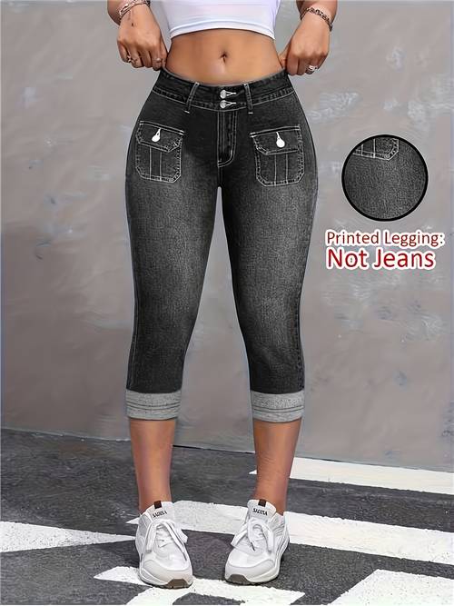 plus size plus size womens printed leggings with elastic waistband fashionable high waisted stretchable pants that machine washed