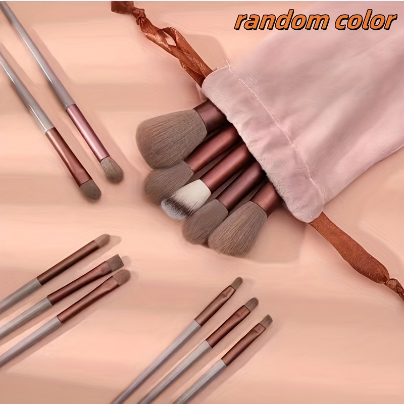 A 13-piece Soft Makeup Brush Set With Random Styles, Suitable For All Beauty Needs, From Beginners To Professionals. Perfect For Gifting On Birthdays, Mother's Day, Christmas, And New Year