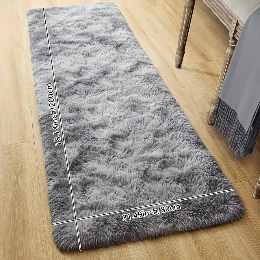 Image of 1pc, Soft Plush Area Rug, Fluffy Plush Bedside Rug, Tie-dye Living Room Rug, Suitable For Dorm And Home Decor, Pet-friendly Bedroom And Living Room Rug, Home Decor, Room Decoration