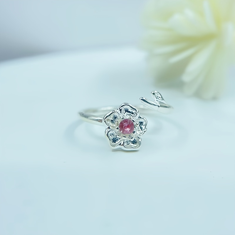 Bague fleur de cerisier hot sale