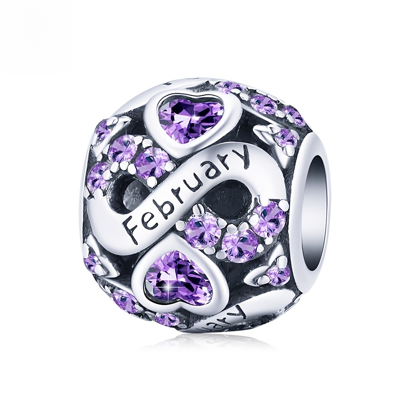 Women's Elegant Birthstone Infinite Love Heart Pendant