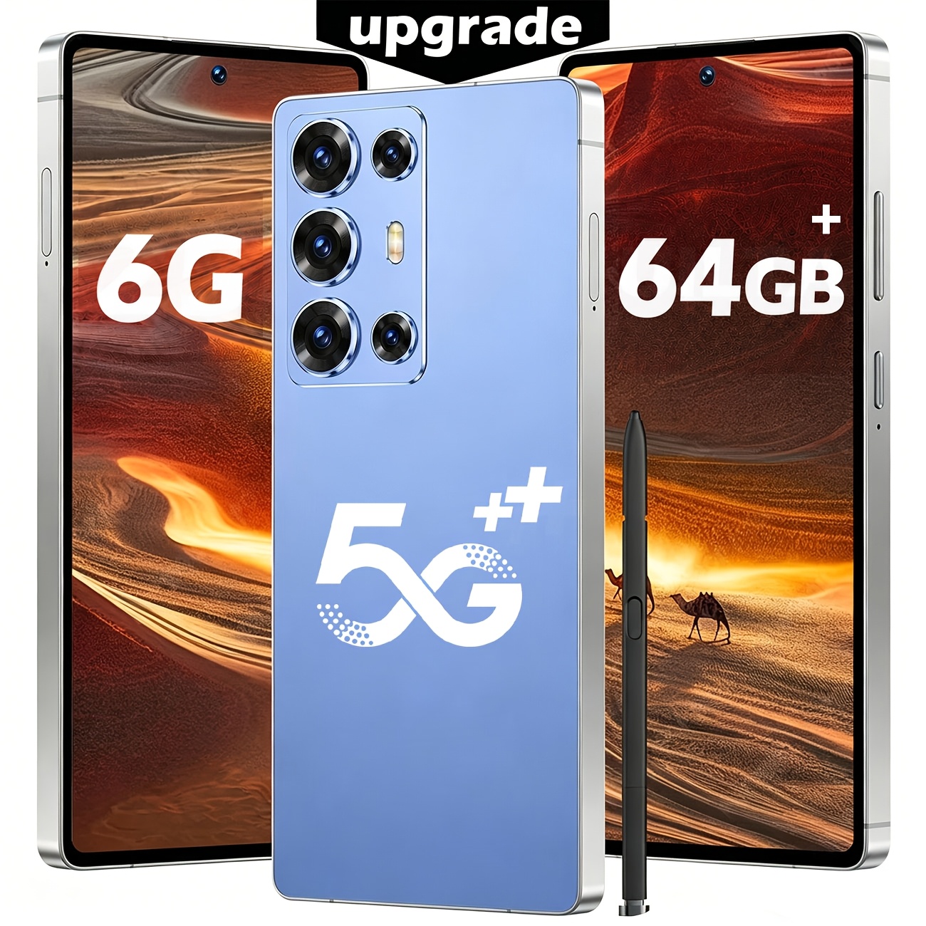 C25 Ultra/6,8-inch Hoogwaardig Model: Automatische Dual SIM-kaartschakeling, HD-video-opname, Langdurige Batterij, Inclusief Stylus, Type-C-gegevenskabel, Oortelefoon, Gebruikershandleiding, Wereldwijd Ontgrendelde Versie, een Krachtig en Veelzijdig Apparaat