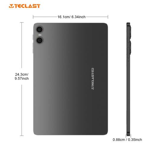tablet pc p30t con pantalla de 10.1 pulgadas, de de 90 hz, t7250 -core -g57 gpu, 15 gb (3 gb + 12 gb de extensión) de y 128 gb de almacenamiento con soporte para tf de 2 tb, ai 3.0, carga tipo c, , tablet, pad