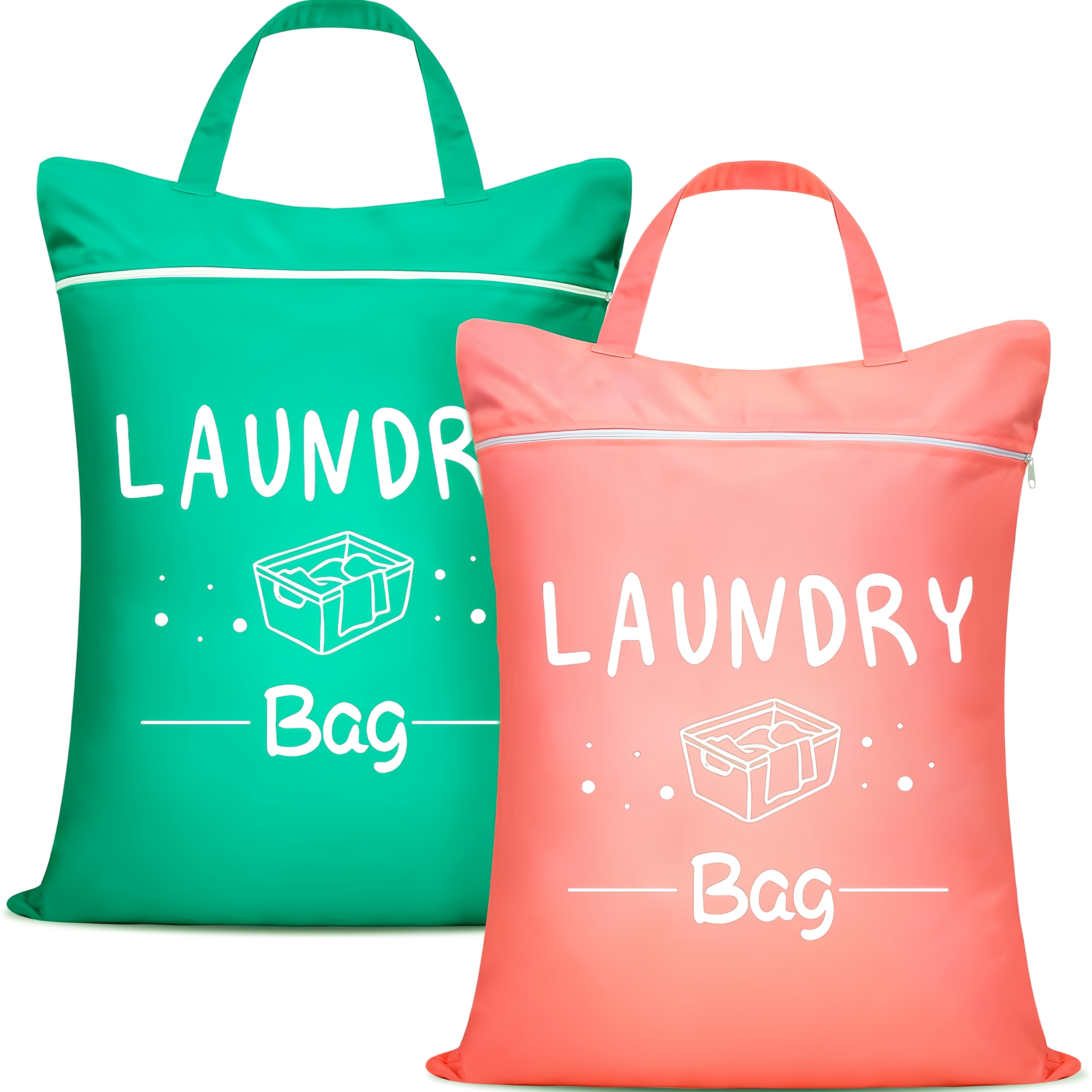 TEMU Poignée réglable et fermeture éclair, polyester durable, lavable, idéal pour les voyages, de sport, le yoga, , design "sac à linge" tendance,