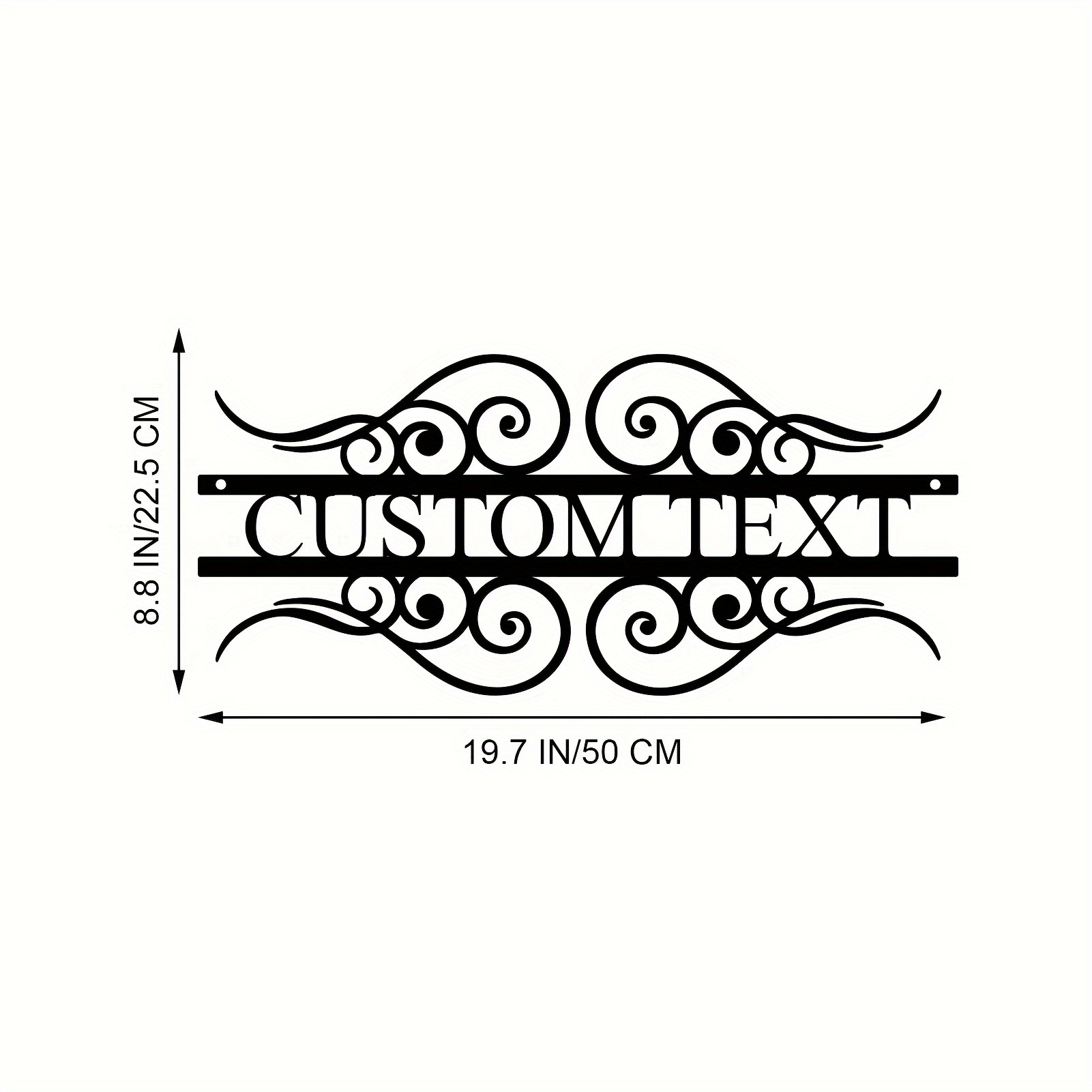 1pc Custom Floral Custom Name Address Time Decoration, Personalized Metal Art Signs, Porch Sign Wall Art, Home Decor, Scene Decor, Theme Party Decor, Outdoor Wall Decoration