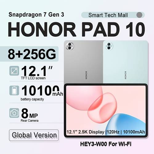 pad 10 8 256gb 12 1 2 5k tablet 120hz eye care display snapdragon 7 10100mah battery 15 wi fi tablet entertainment productivity pad tablet pad
