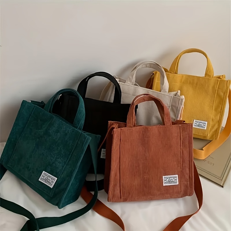 

2024 Urban Minimalist Style Fashionable Small Square Bag, Made Of Soft Corduroy Material For More Comfort