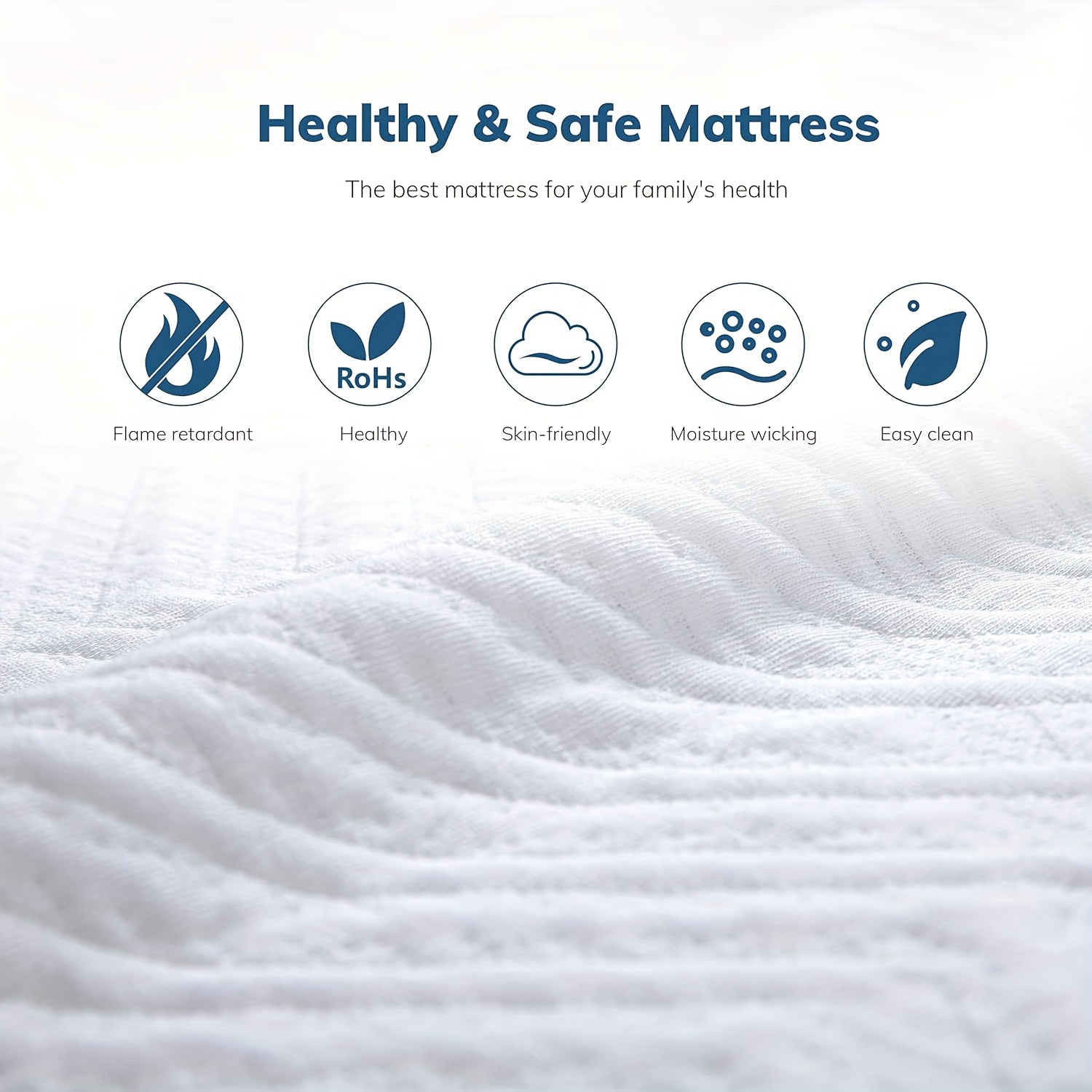 Made In Usa Ego Full Size Memory Foam Mattress Luxurious - Temu