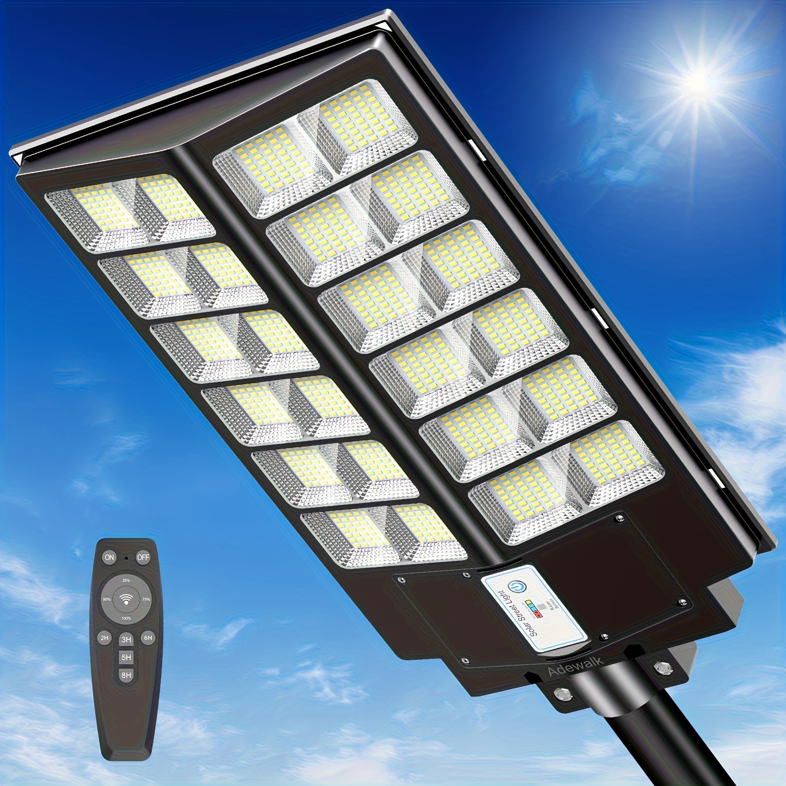 

Solar Street Light 5000w, Solar Street Light Outdoor 420000 , Solar Lights 6500k, Solar Lights Outdoor Motion Sensor Dusk To Dawn For