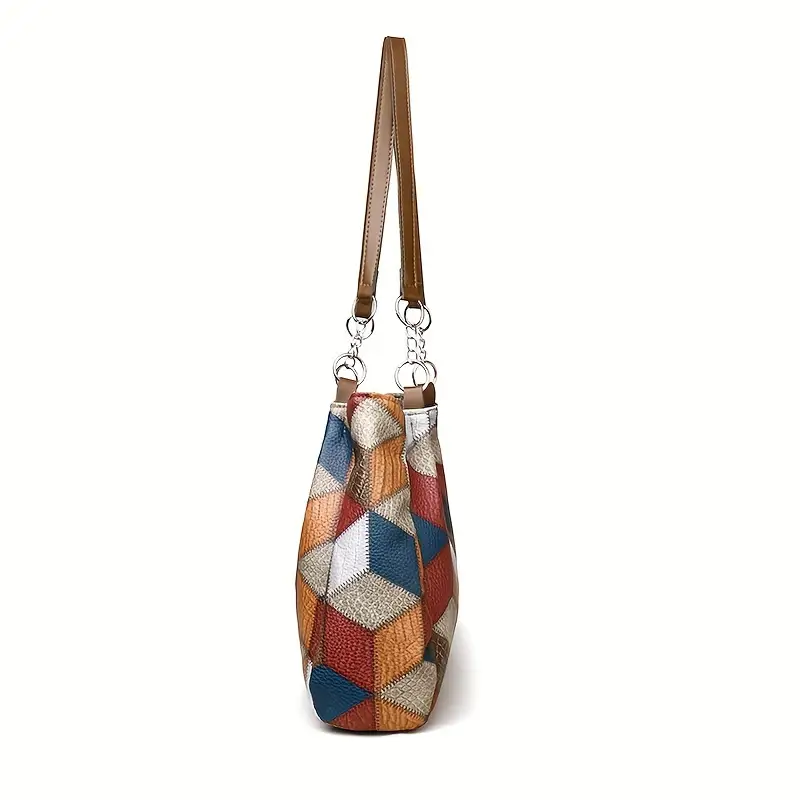 Daily Rhombic Patchwork Bags(4 Colors) Daily Rhombic Patchwork Bags(4 Colors)