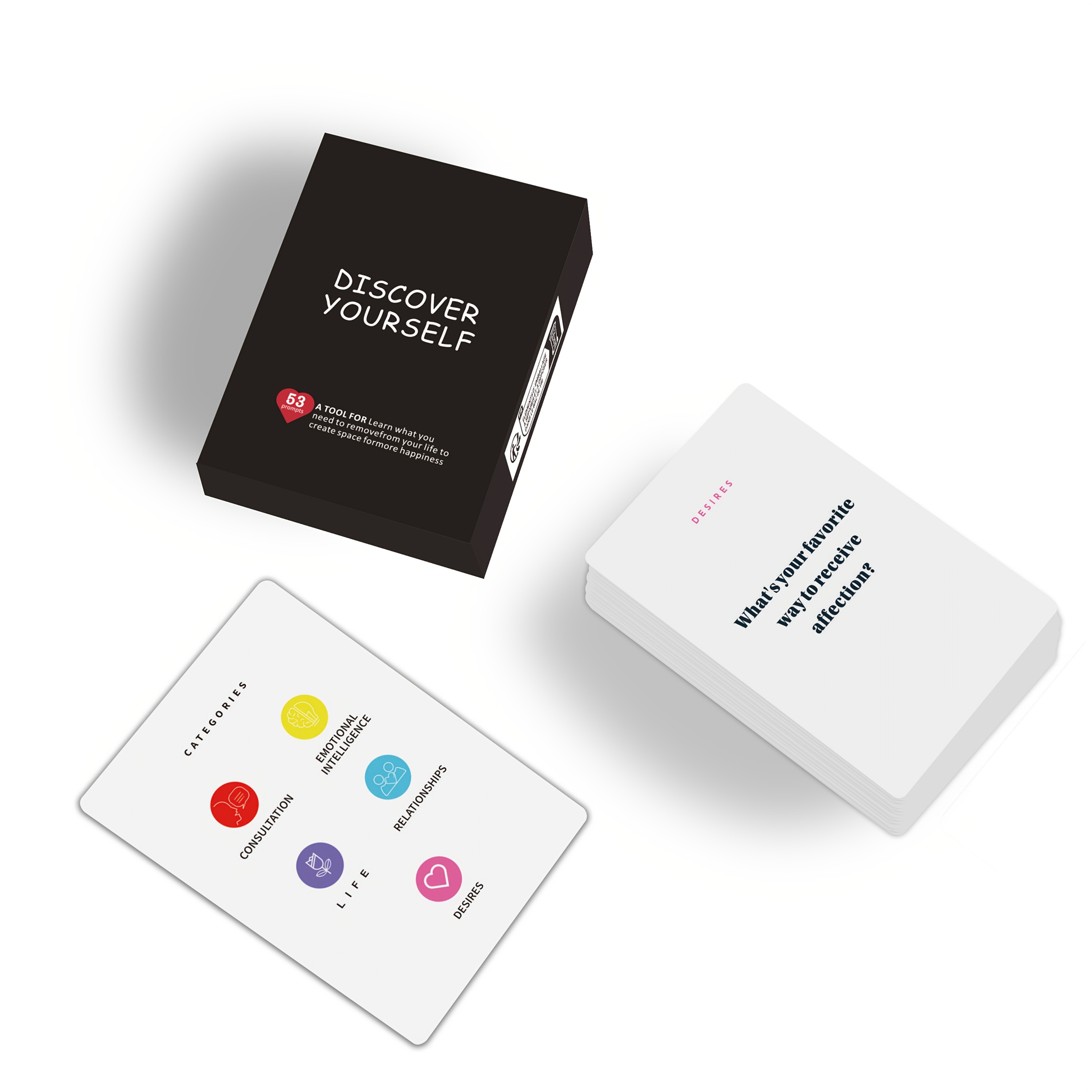 [1 Box Adult Game] 18+ Adult Tabletop Games 1 Box Discover Yourself Game Cards | A Tool to Recognize What You Need in Your Life Physical Objects | A Perfect Gift for Friends for Halloween, Christmas