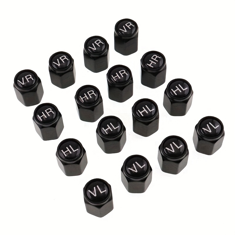8/16pcs Aluminum Valve Caps With Gaskets - Durable Plastic Wheel Valve Covers For Cars, Suvs, And Trucks - Winter & Summer Tire Marking Accessories, Vehicle Maintenance, , Design