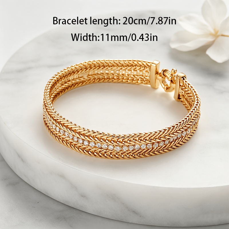 Image of 925 Silver, Women's Bracelet Elegant And Stylish, Classic And Versatile For Her For Valentine's Day And Mother's Day, Exquisite Gift Box