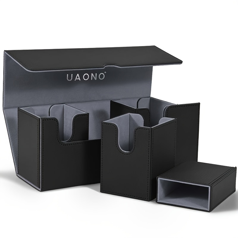 mtg large card box can 5 display card boxes and game mats, with independent  dice box, including 4 partitions, card trading card storage box christmas  halloween gift - toys & games - Temu