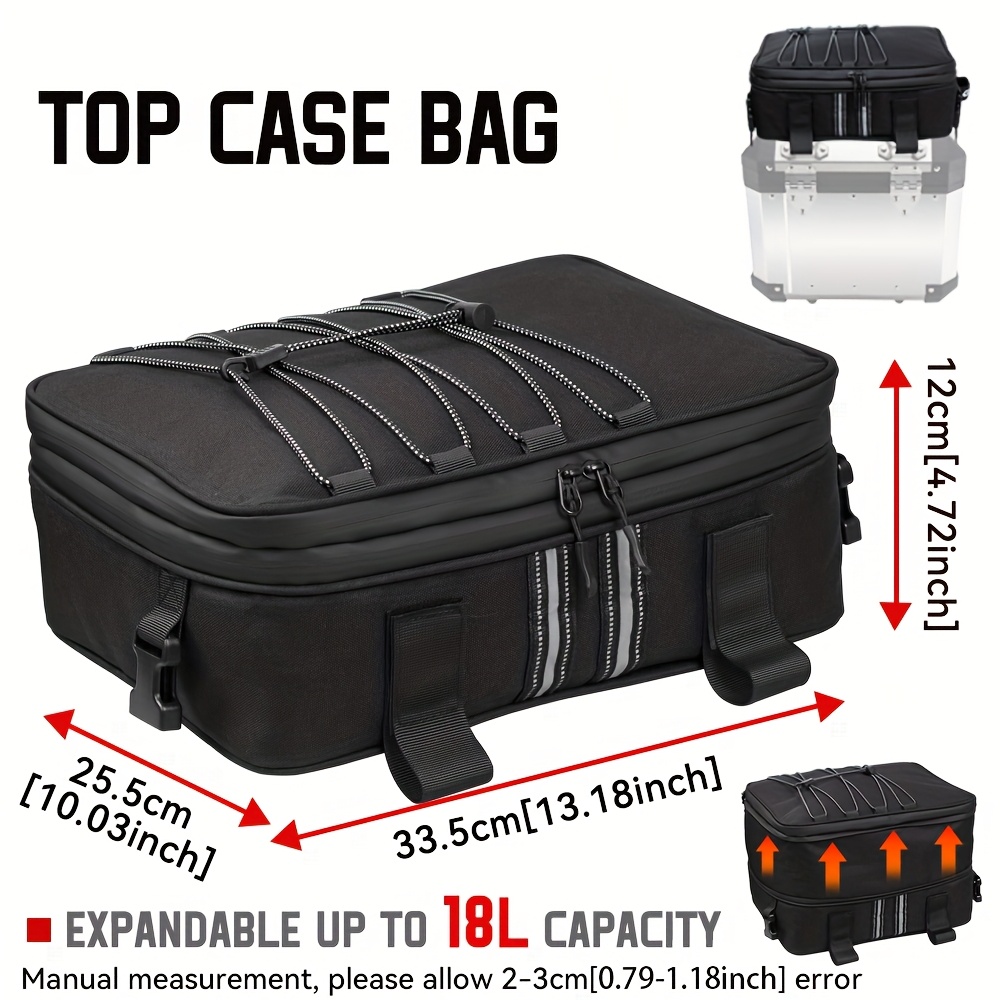 TEMU Saddlebag Motorcycle Luggage Bags For Gs 1200 Lc Adventure 2013-2017 R1250gs R1200gs Motorcycle Side Case Panniers Luggage