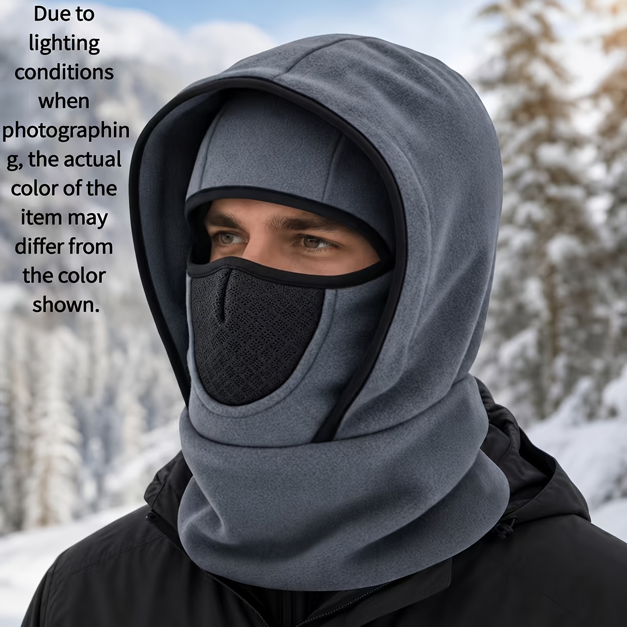 Outdoor Sports Thermal Hat, Unisex Face and Neck Cover
