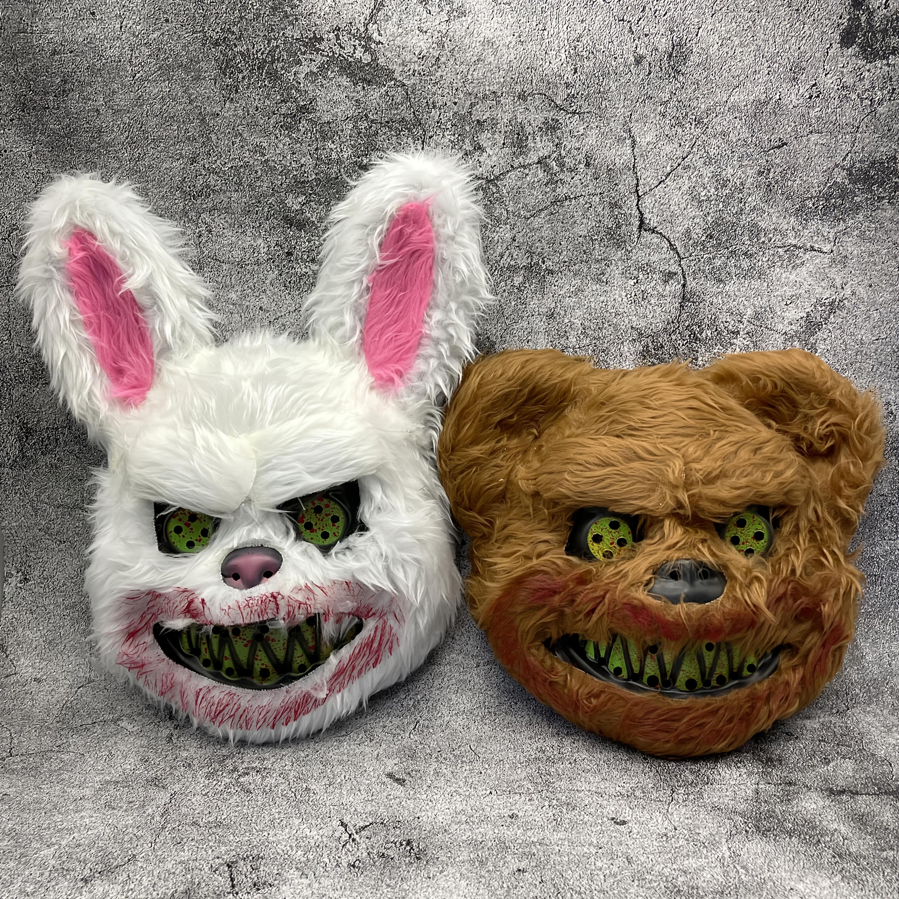 a terrifying bloody rabbit bear mask a frightening halloween - Temu