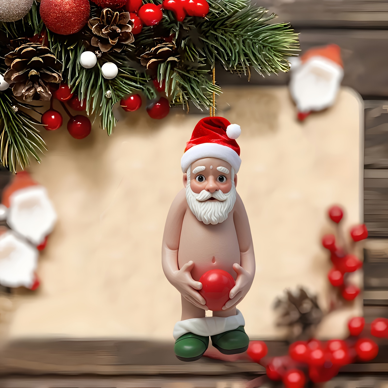

1/2pcs Christmas Tree - Humorous Decoration, Suitable For Car And Bag Accessories, For , 's Day And Christmas Gifts