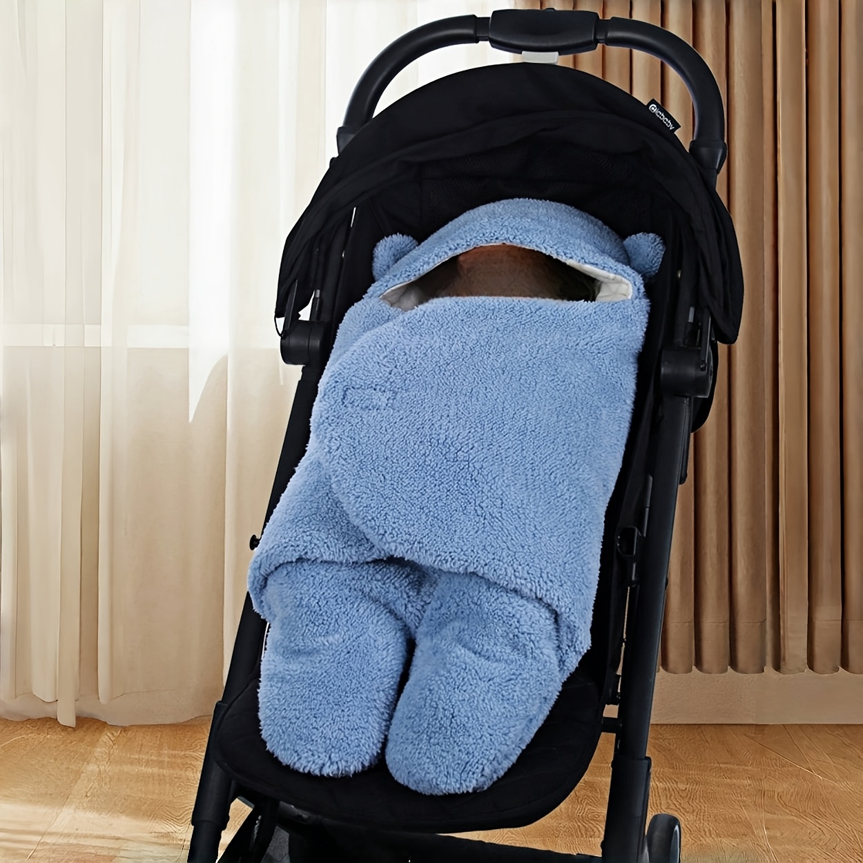 un manta anti-salto con cabeza de oso lindo en un solo paquete,   de material de lana de  , lavable,   para otoño e invierno, un regalo ideal para acción de   y navidad. 2