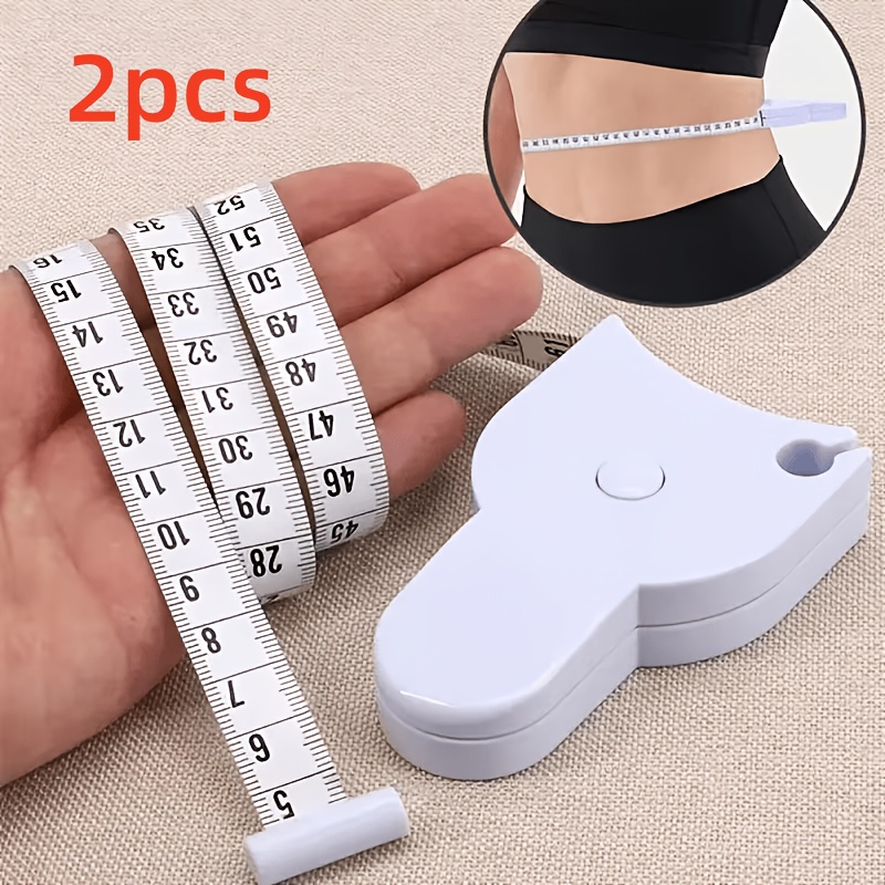 TEMU 2pcs Body Measuring Tapes, Soft Stitching Tapes, Rulers, Car Body Measuring Tools, 150cm/60inch Metric Tapes, Measuring Instruments