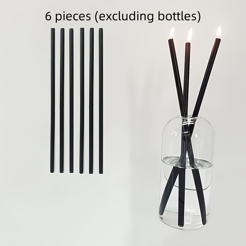 TEMU 6pcs Stainless Steel Eternal Oil Lamp Wicks - Glass Fiber Wicks For Christmas, Weddings, Holiday Decor - Holiday Gift, Spring And Summer Home
