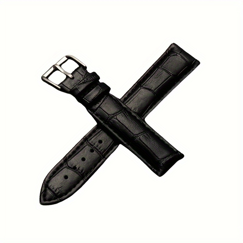 Image of Common Leather Cowhide Watch Band For Women's Watch Chain, Quick Release Replacement Watch Strap, Soft Wrist Belt - 12mm-14mm-16mm-18mm-20mm