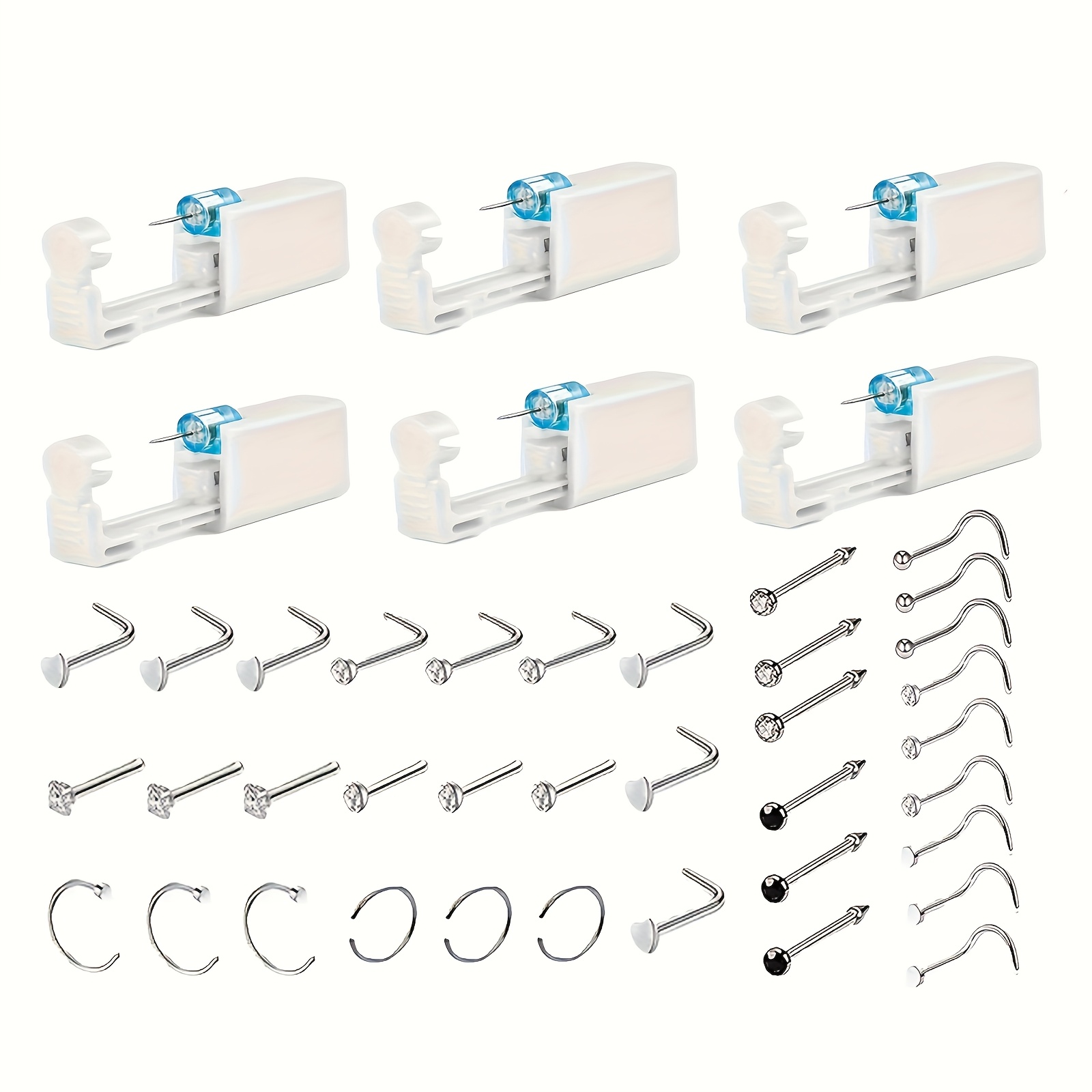 

6pcs Piercing Kit, Disposable Piercing 30pcs Set, Piercing Kit