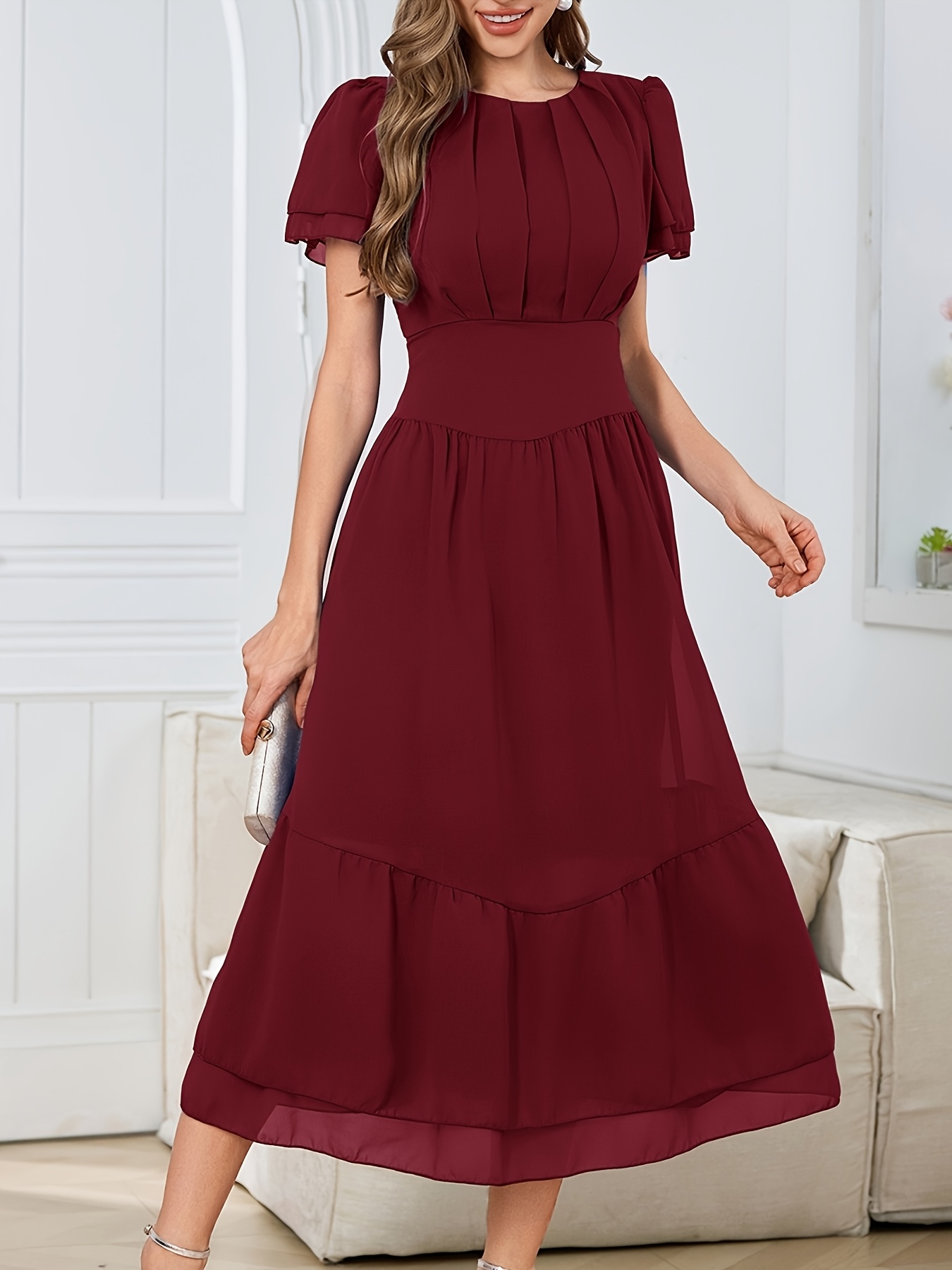 casual linen summer dress Timeless Linen Summer Dress from NikkaPlace