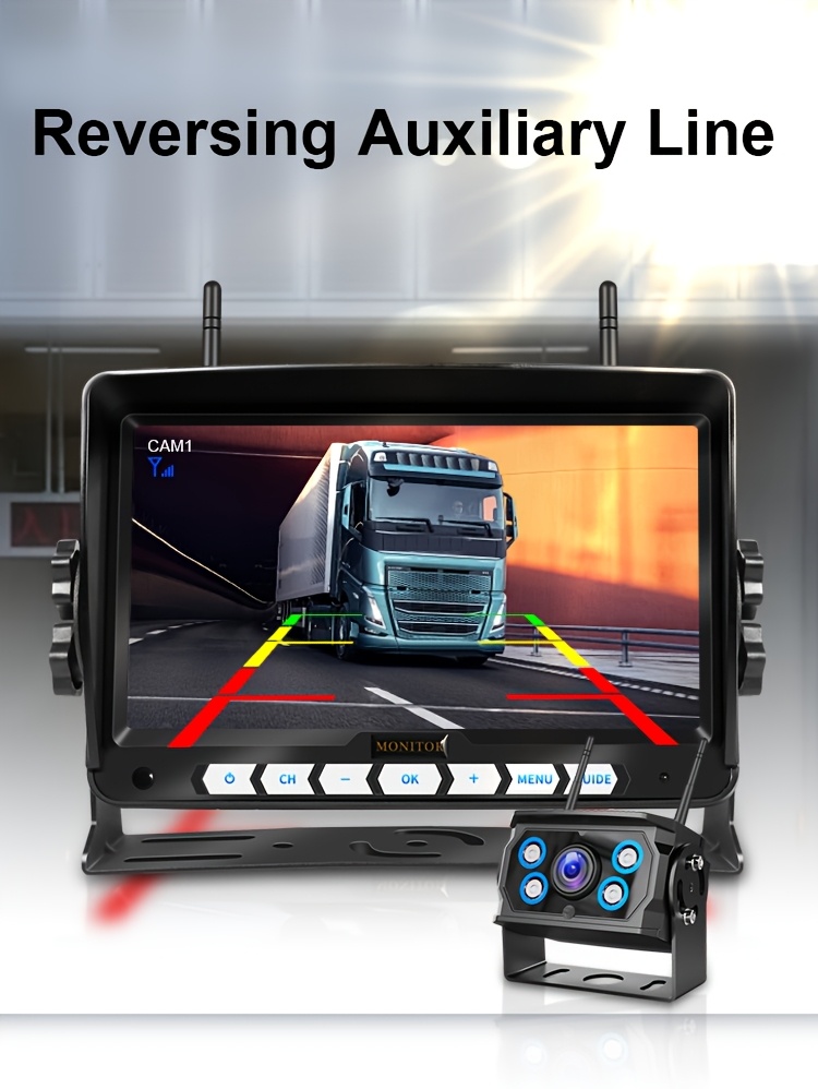 7 inch wireless display screen with backup camera system Product details 6