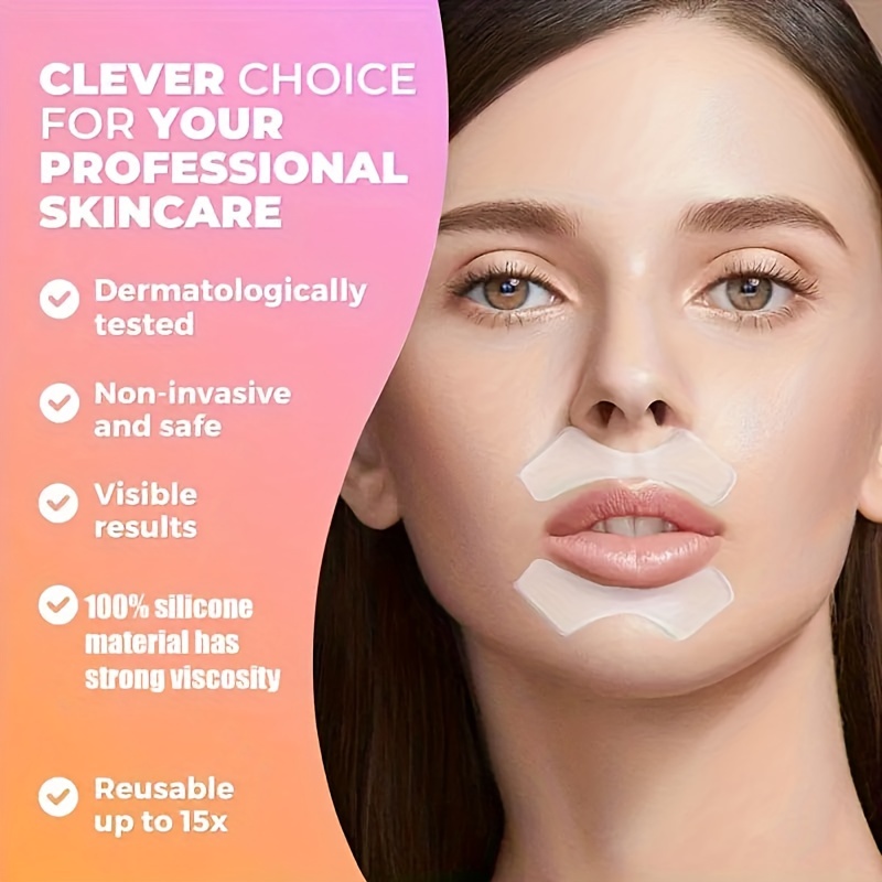 2pcs Reusable Face Lift Tape, Soft Tool For Facial Training, Suitable For Face, Daily Use