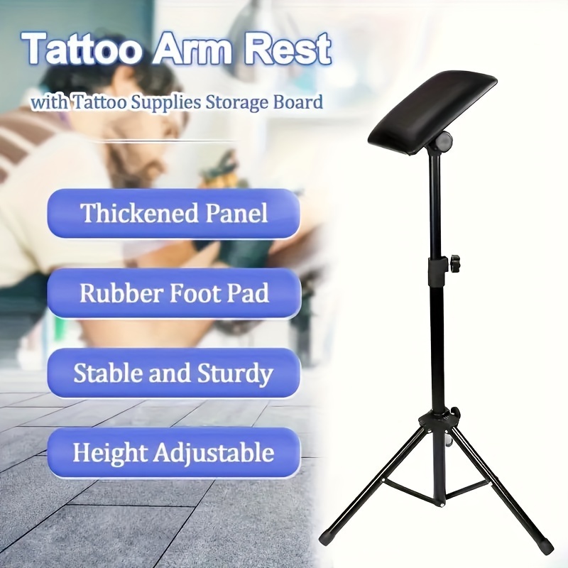 

Premium Tattoo Armrest Stand Tripod Tattoo Arm Leg Sponge Pad For Secure Arm & Leg Rest - Adjustable, Durable, Professional Quality Tattoo Supplies For Machine Parts