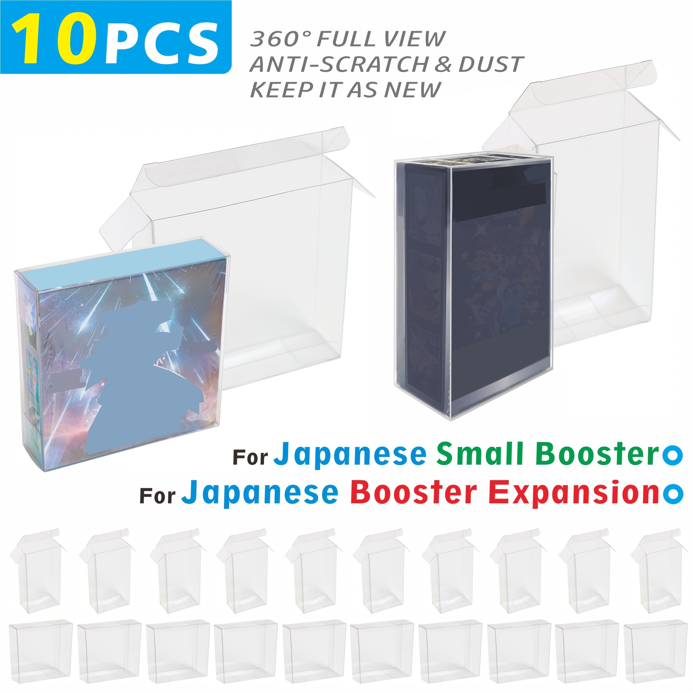 japanese booster box protector Amazon.com: Japanese Pokemon Booster Box Protective Case (5 Pack) main image 0