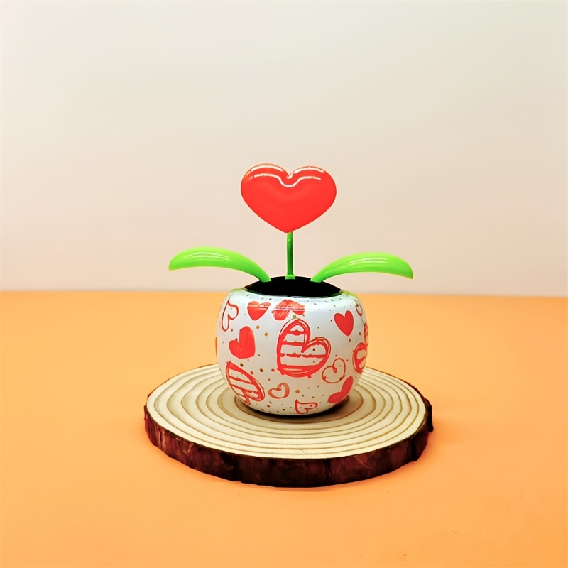 E-shop Kreativer Autoanhänger – Schwingende Sonnenblume, Nickennder Apfelblüten-Auto-Deko, Bewegliche Blume, Geschenk für Feiertage, Geburtstag,