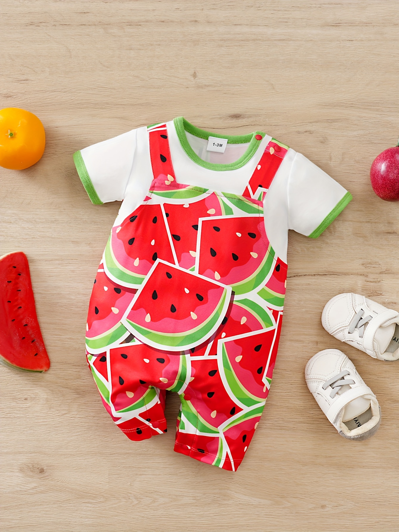 Watermelon Print Dress For Baby Boy Baby Watermelon Clothes