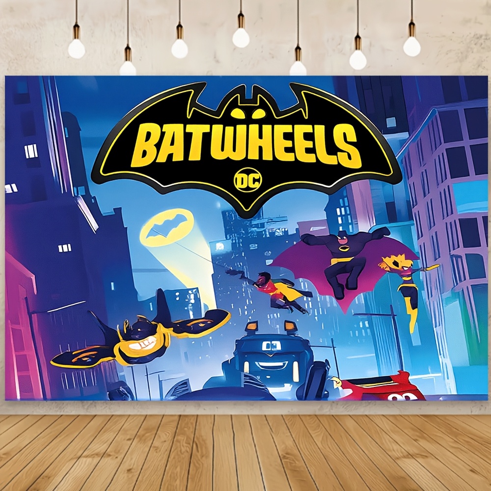 TEMU 2d Flat, 1pc 2d Flat Printing, Not 3d Wb, Animation Vibrant Warner . Printed Cartoon Backdrop, Home Decor, No Electricity Required,