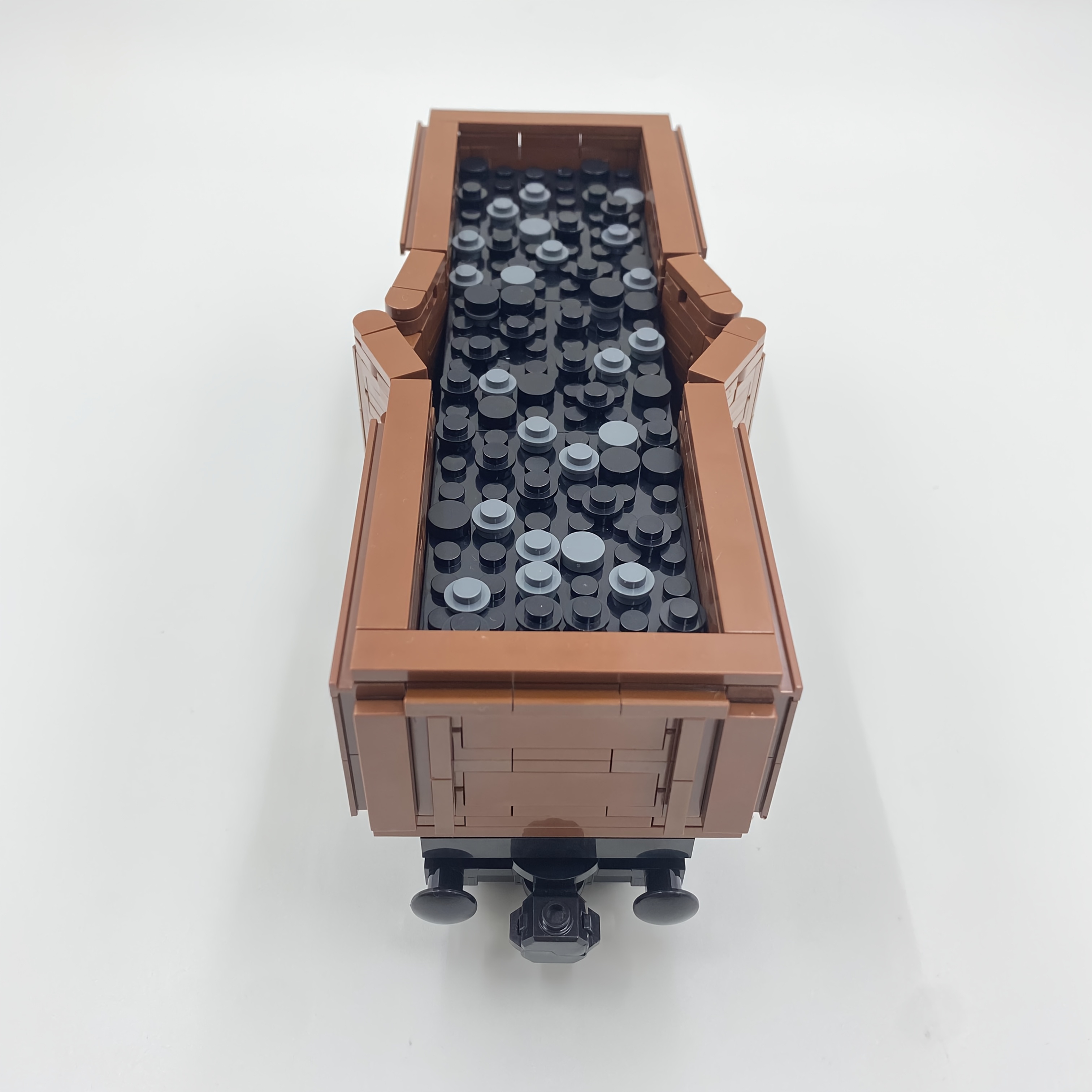 239pcs Coal Transport Carriages ABS Building Blocks for Urban Scenes