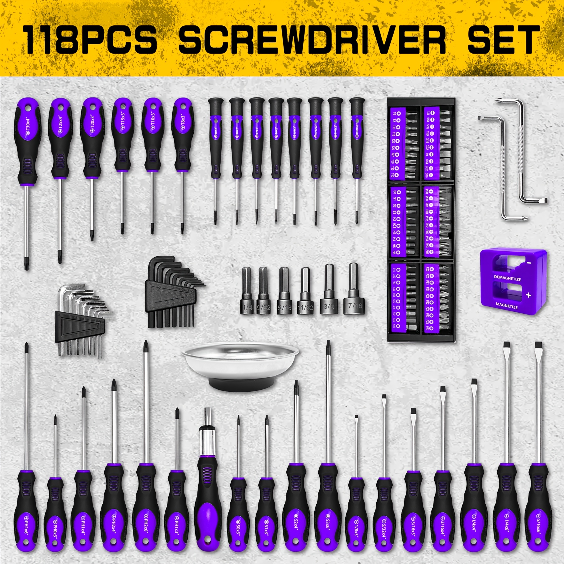 とてむ chrome vanadium steel screwdriver set - Temu Canada
